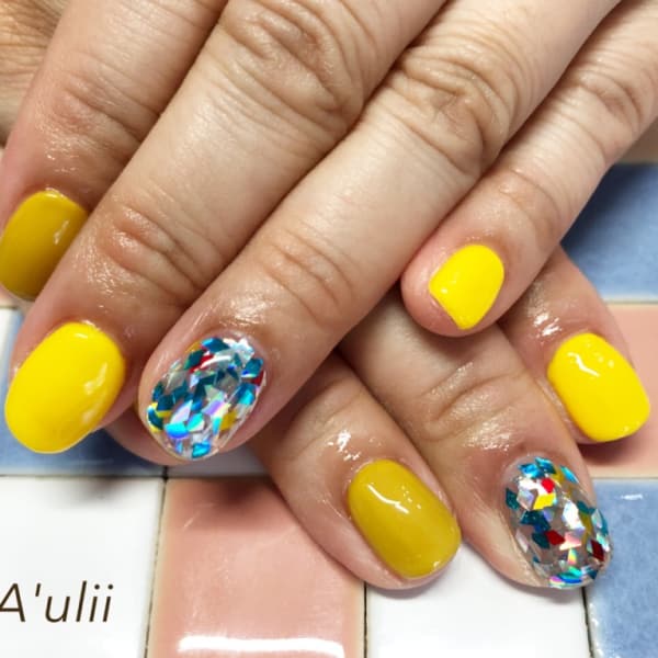 イエローカラフルホロ☆