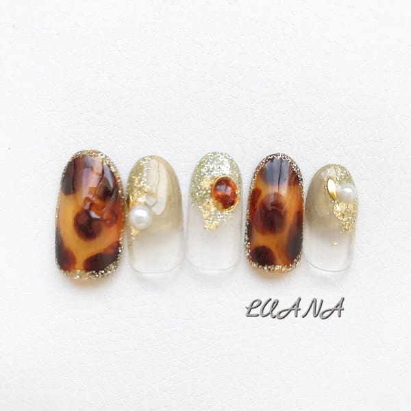 べっ甲アニマル|nailsalon LUANA