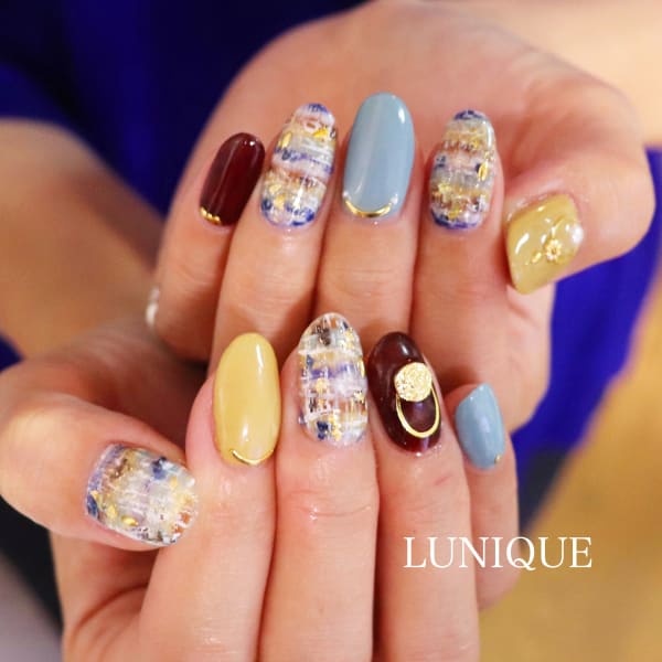 ツイードネイル