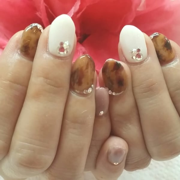 べっ甲ネイル☆