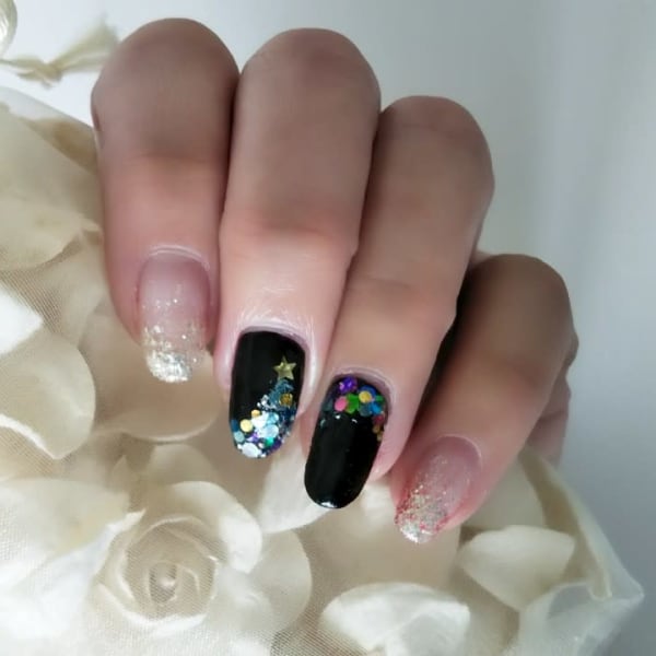 クリスマスネイル2018