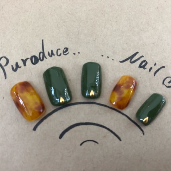 定番!べっ甲ネイル♪