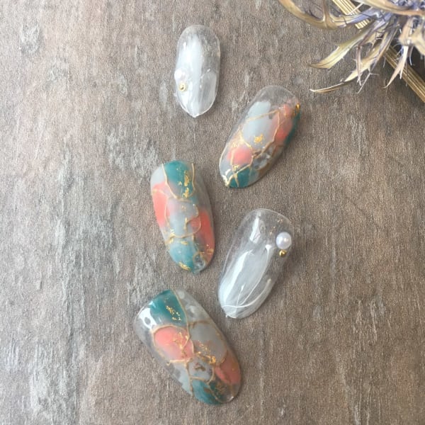 うねうねネイル