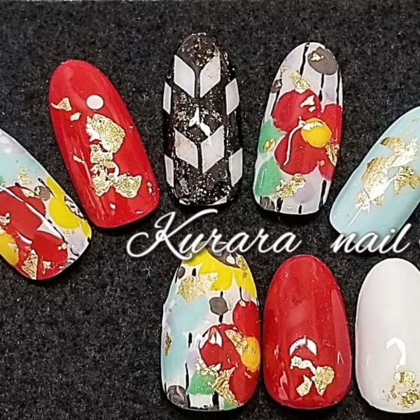 成人式&お正月ネイル♪