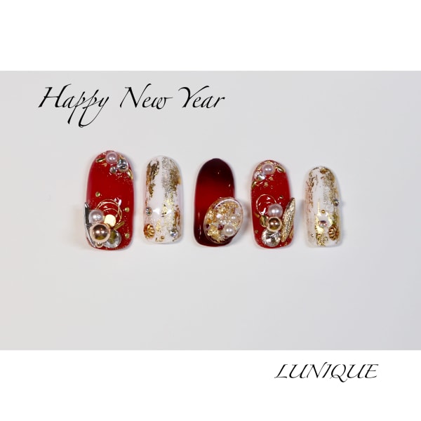 お正月ネイル
