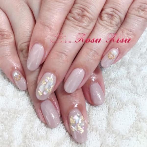 人気のクラッシュシェル☆定額ネイル¥7,500|nail studio SHAKE YOUR HANDs