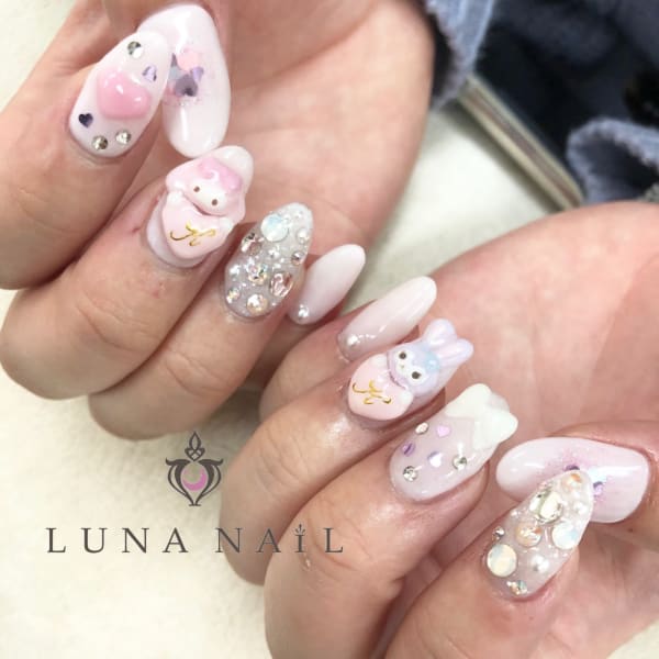 キャラクターネイル Luna Nail ルナネイル のネイルデザイン ネイル まつげサロンを予約するなら楽天ビューティ