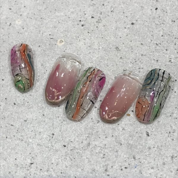 海図をイメージのニュアンスアート