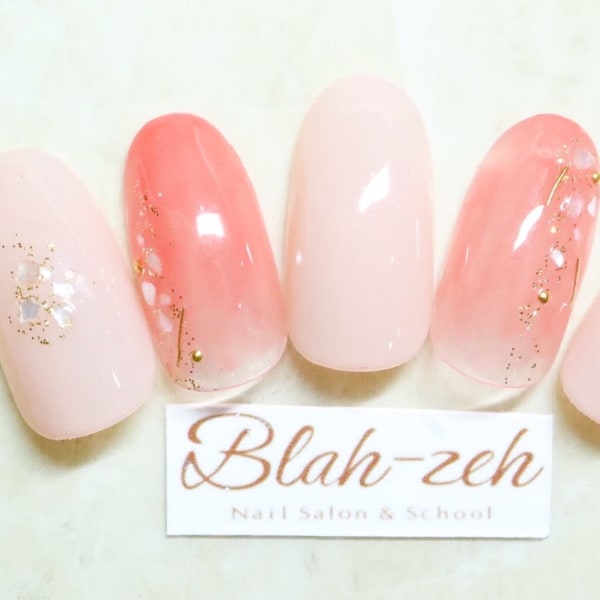 シェル×ニュアンスネイル