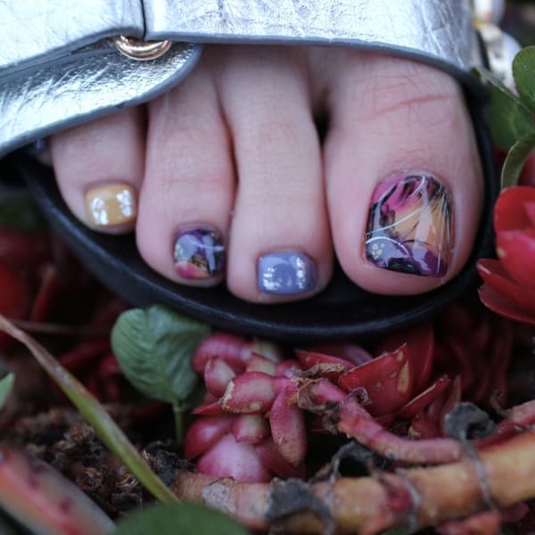 フットネイル/ニュアンスネイル/グラデーション/春ネイル