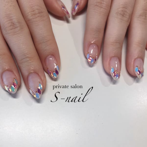 6ページ目 オススメ順 冬 クリア シンプルのネイルデザイン 楽天ビューティ