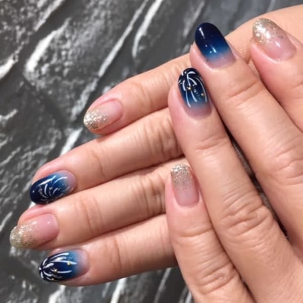 花火ネイル2019|comme soi