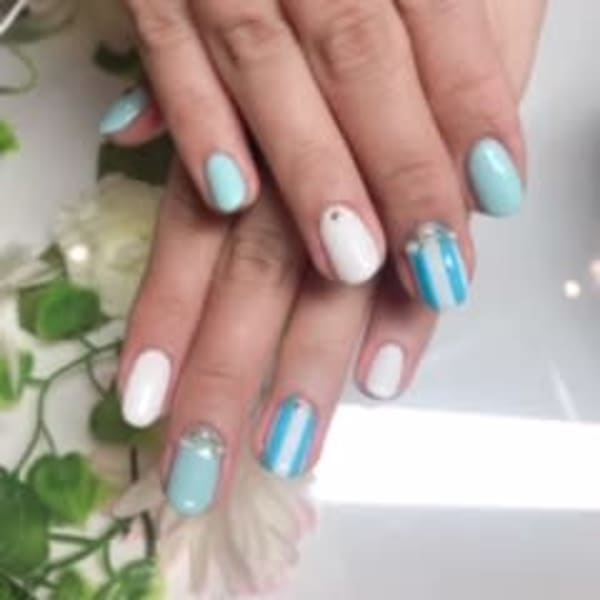 ブルー×ホワイト