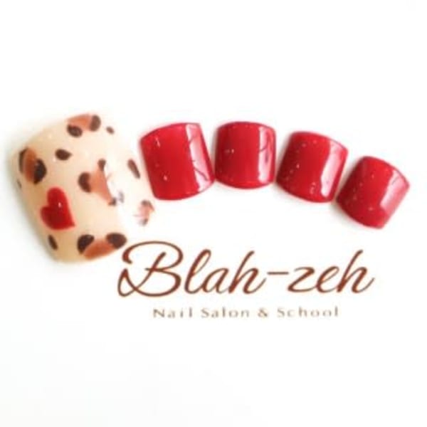 アニマル柄フットネイル★