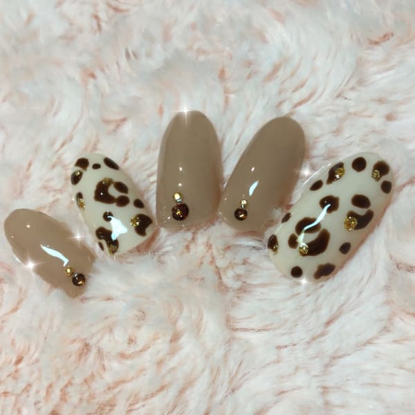 レオパードネイル|Nail CLASSY