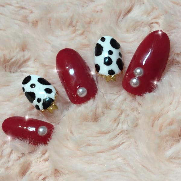 ダルメシアンネイル