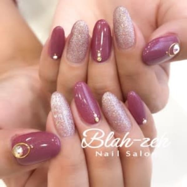 新色ピンク★ラメネイル