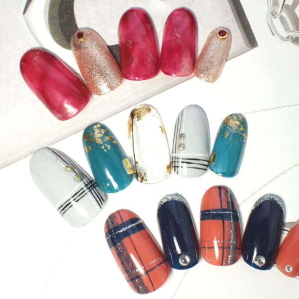 定額シンプルコースデザイン|BellezzaNailSchool&Salon