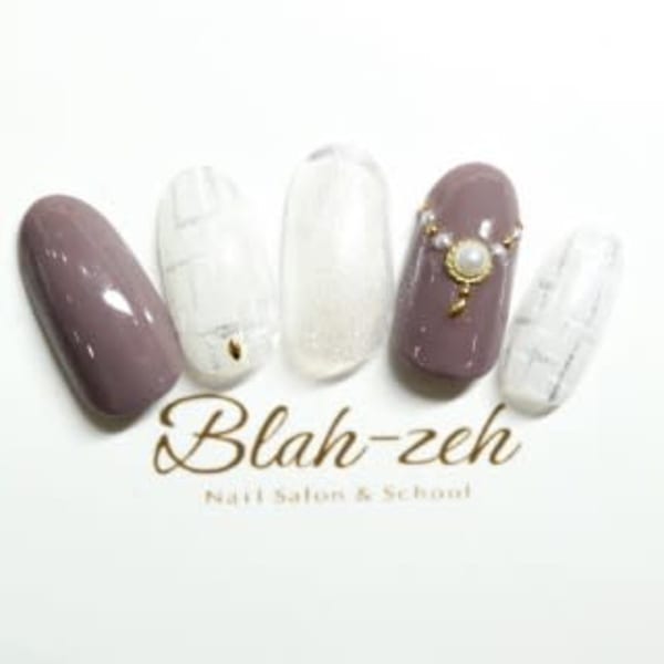 ツイード柄ネイル★