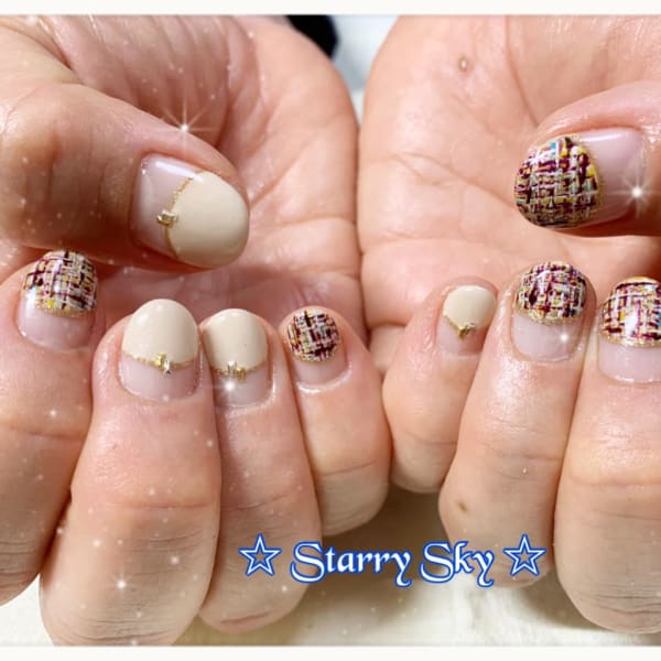 ツイードネイル