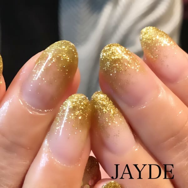 ラメグラデーションネイル