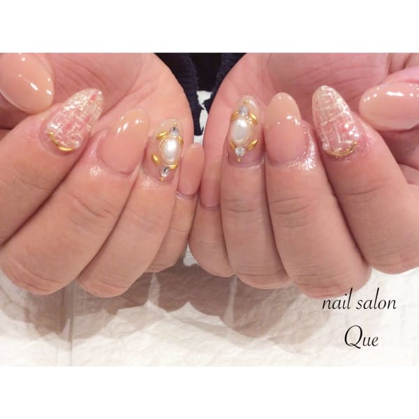 ツィード柄ネイル