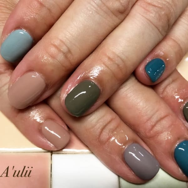 スモーキーカラー|A'ulii -nail-