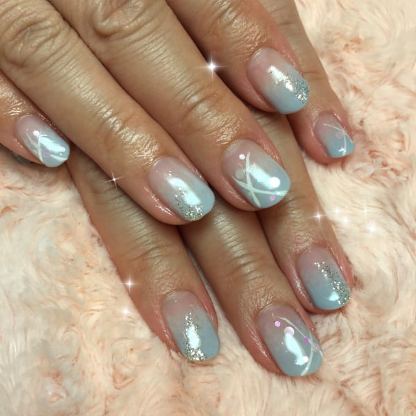 カラーグラデーション＋ホログラム|Nail CLASSY