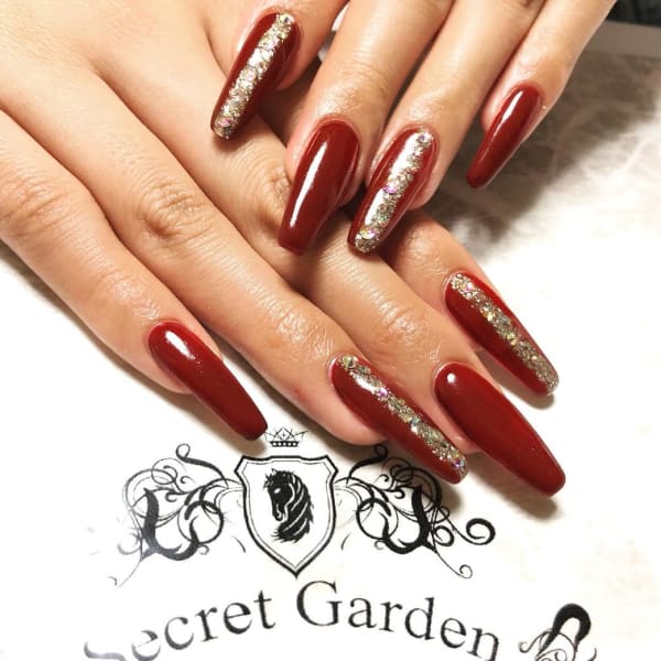 レッドパールネイル
