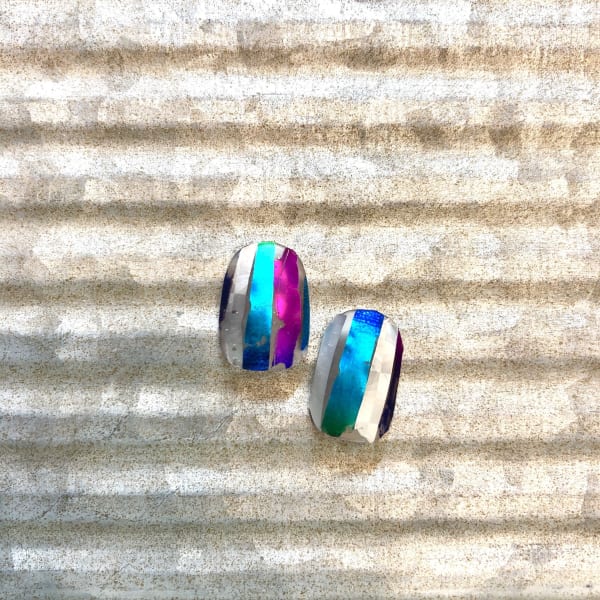 【メタリックストライプ】