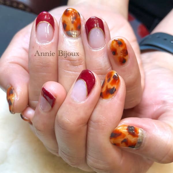 【べっ甲×ミラー×フレンチ】