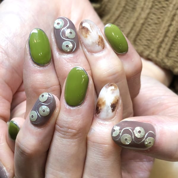 【クリムト風ネイル】