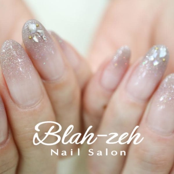 シェル×ラメグラネイル