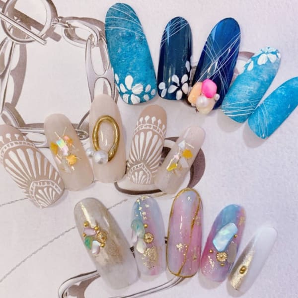 ゴージャスデザイン|BellezzaNailSchool&Salon