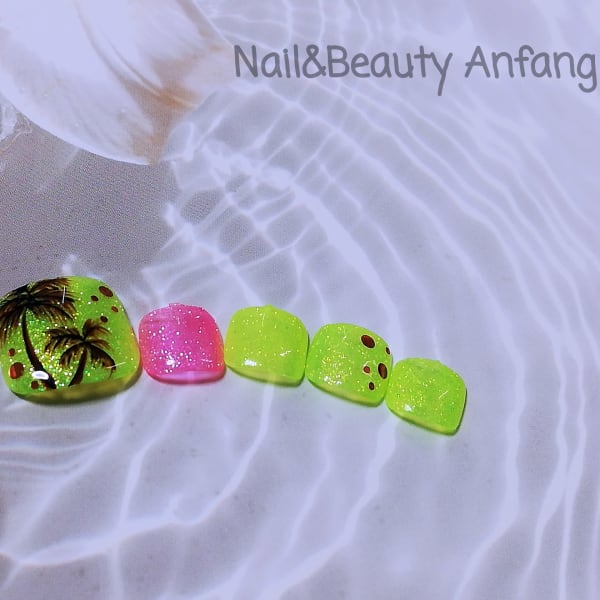 サンプルから選べるフットネイル|Nail＆Beauty Anfang
