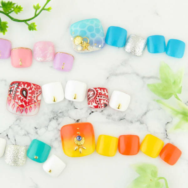 フットネイルデザイン♪