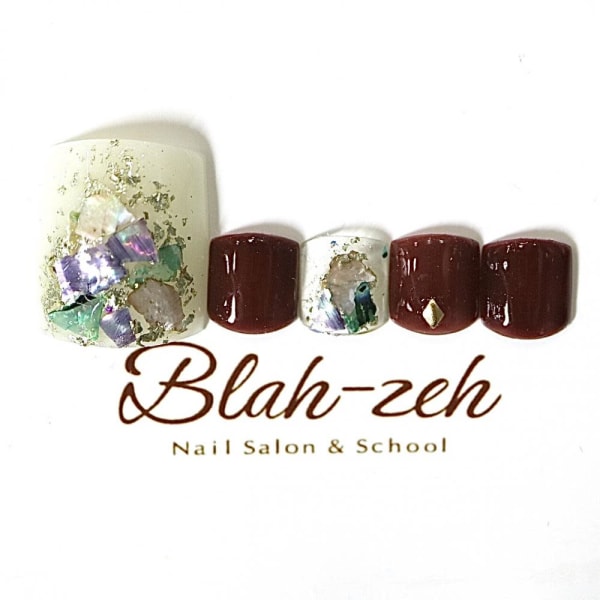 ボルダー×シェルラメデザイン