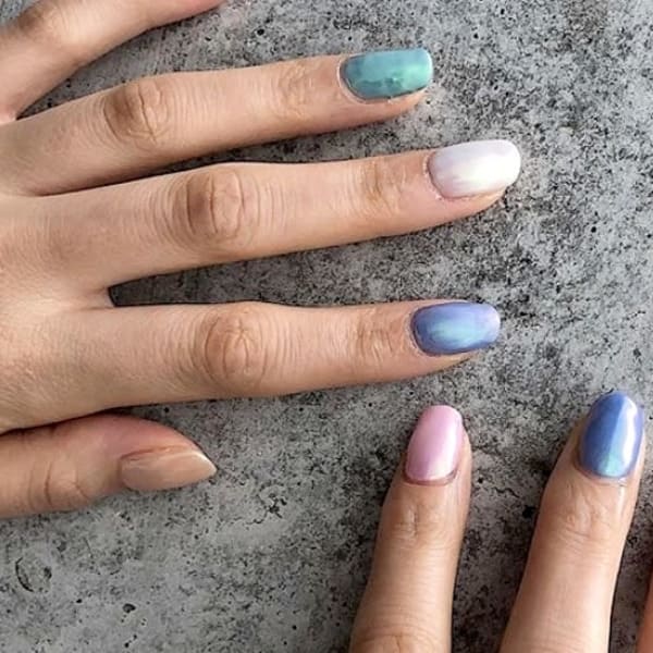 ミキシング　ニュアンスネイル