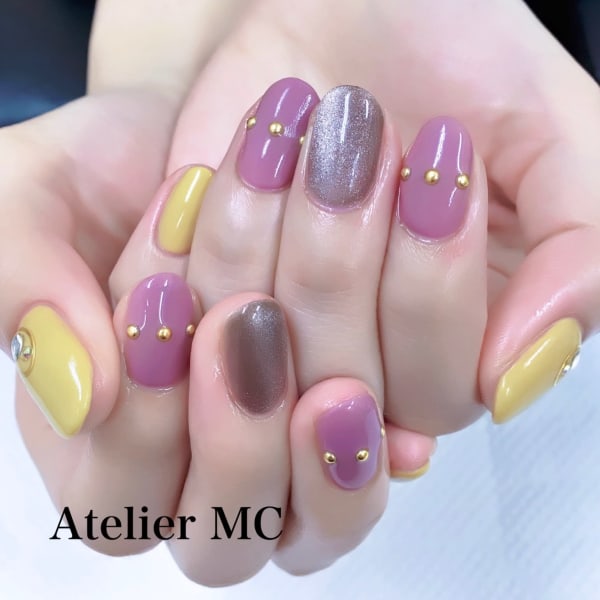 🍁ハンド🧲マグネットジェルと秋デザイン🍁|Atelier MC Relaxation