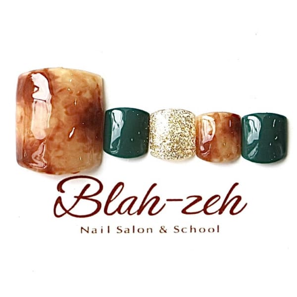 フット★べっ甲ネイル