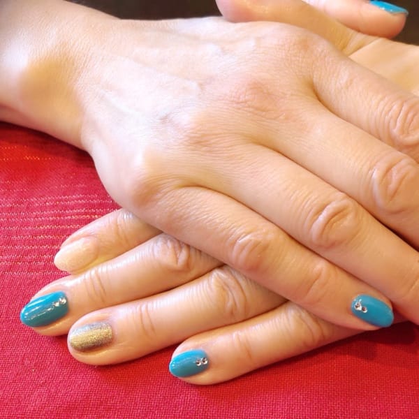 爽やかサマーネイル