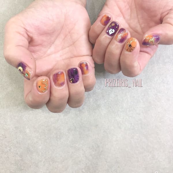 ハロウィンネイル