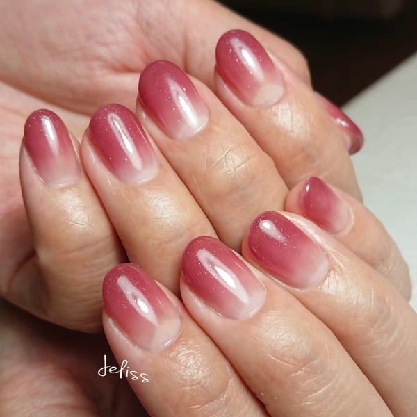 クリスマスカラー★カラーグラデ.|美爪育成ネイル&頭蓋骨小顔矯正サロン-Jeliss-