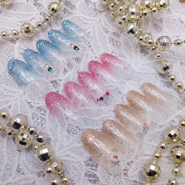 ハンドラメグラデーション