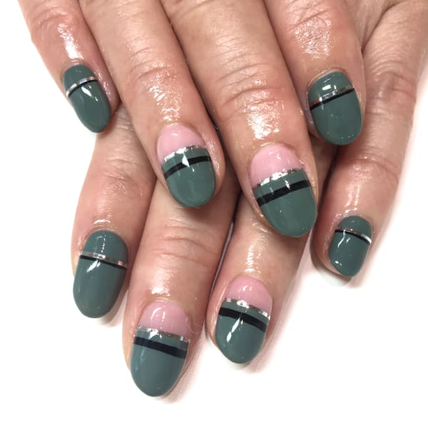 〈ジェル〉ボーダーフレンチ