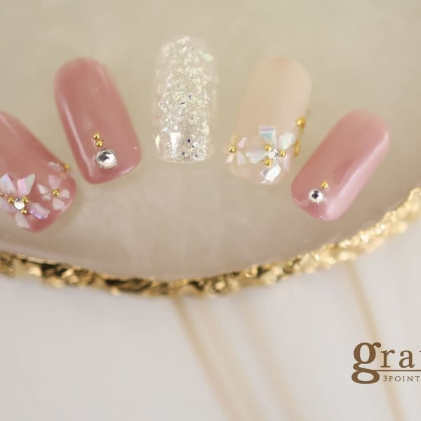 オフ込デザインネイルコース￥6600