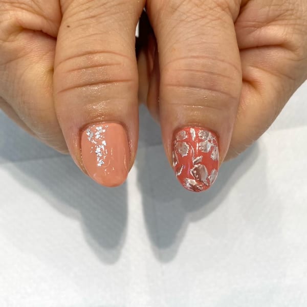 〈ジェル〉ミラー×フラワーアート