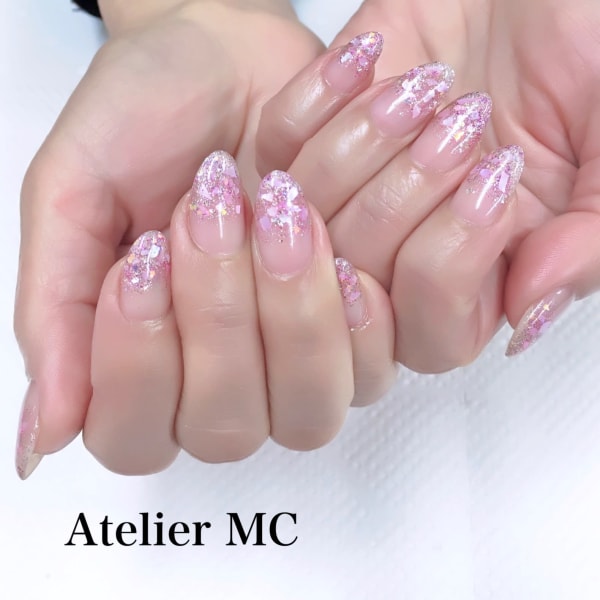 ☆キラキラ☆指先シェルネイル☆