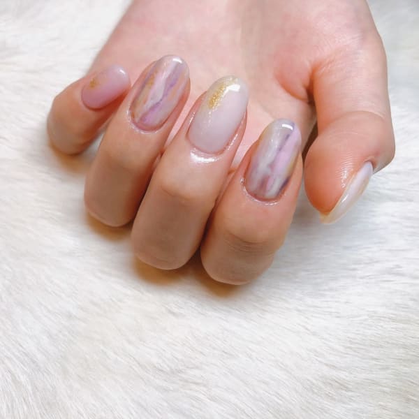 ニュアンス/もやもや/春ネイル|NailSalonMUU