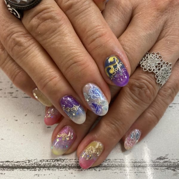 パープルネイル